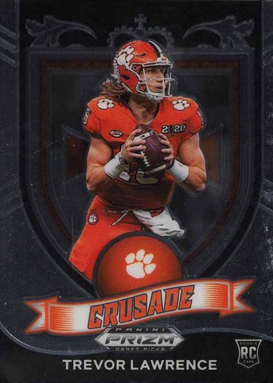 2021 Panini Prizm Draft Picks Trevor Lawrence #161 Football Card