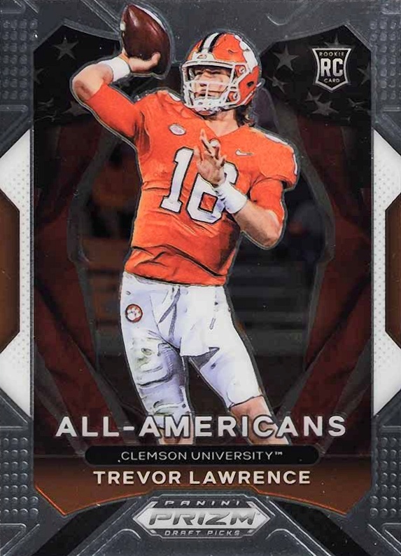 2021 Panini Prizm Draft Picks Trevor Lawrence #181 Football Card