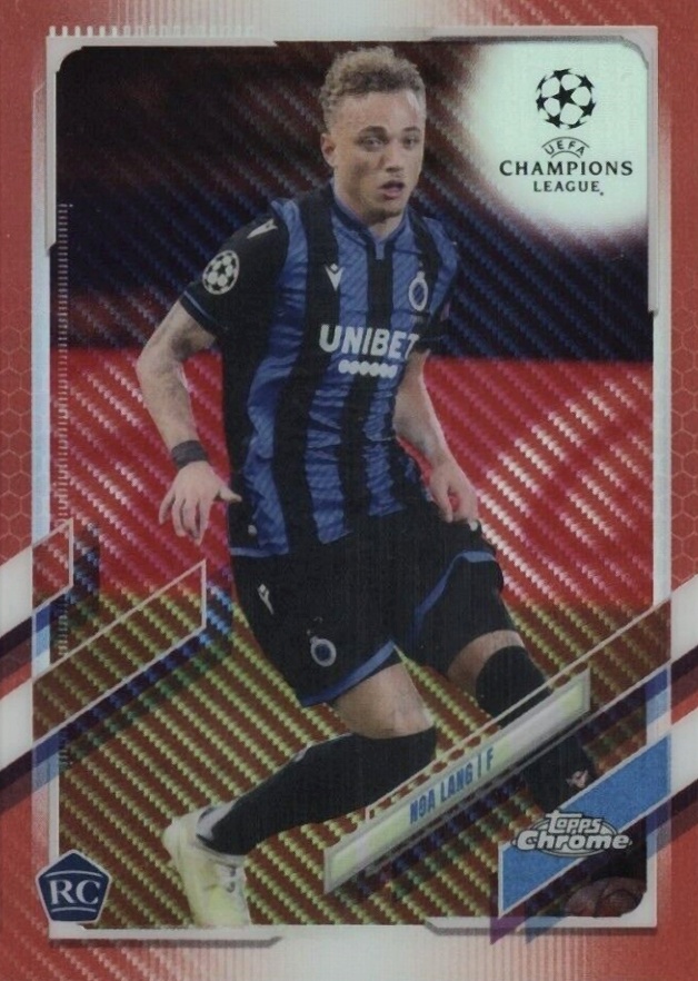 2020 Topps Chrome UEFA Champions League Noa Lang #85 Soccer Card