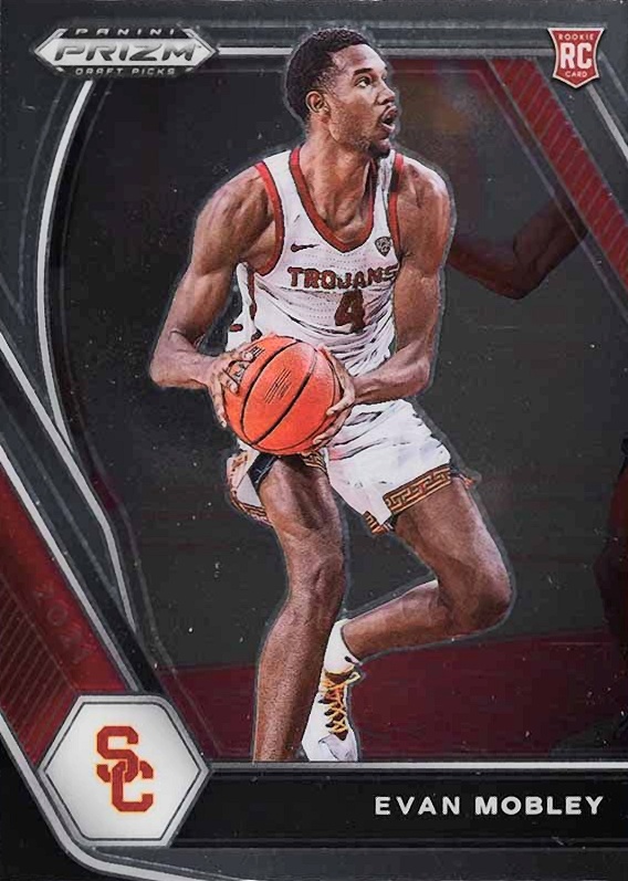 2021 Panini Prizm Draft Picks Evan Mobley #2 Basketball Card