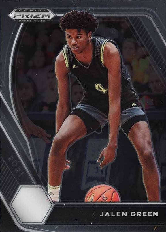 2021 Panini Prizm Draft Picks Jalen Green #4 Basketball Card