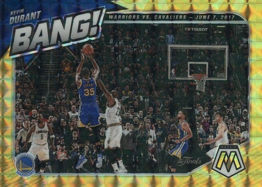 2020 Panini Mosaic Bang! Kevin Durant #14 Basketball Card