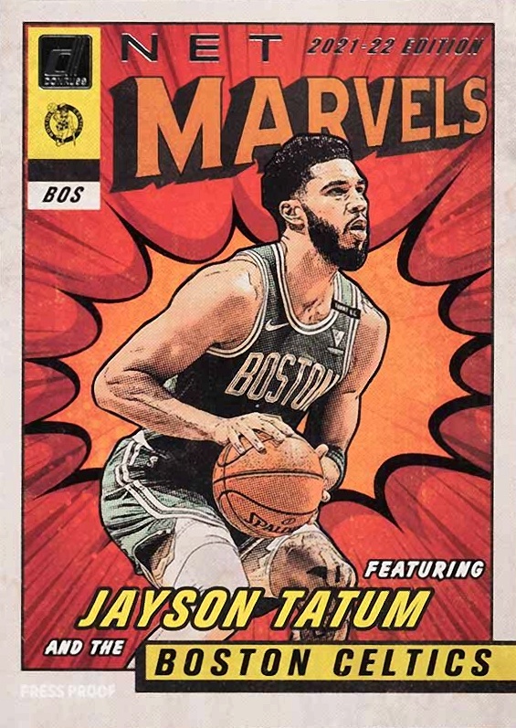 2021 Panini Donruss Net Marvels Jayson Tatum #19 Basketball Card