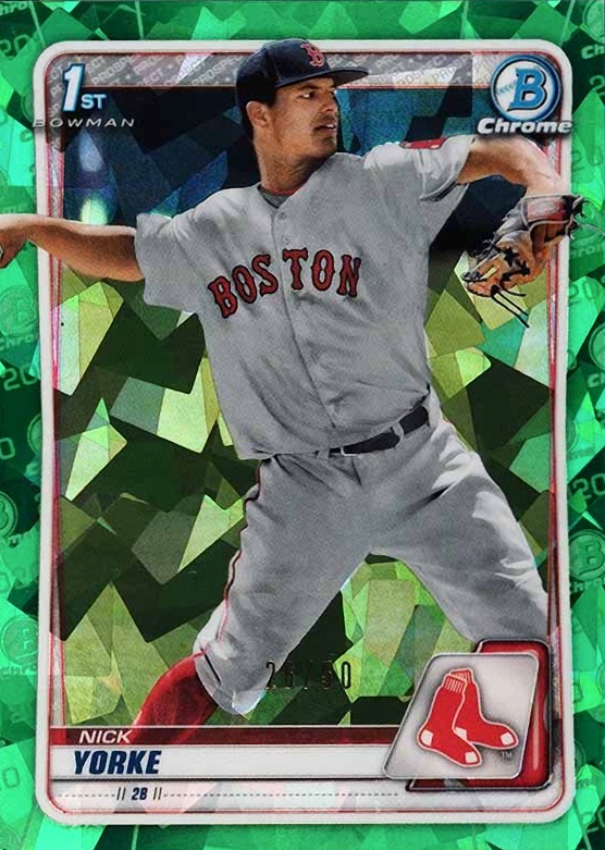 2020 Bowman Draft Chrome Sapphire Edition Nick Yorke #BD29 Baseball Card