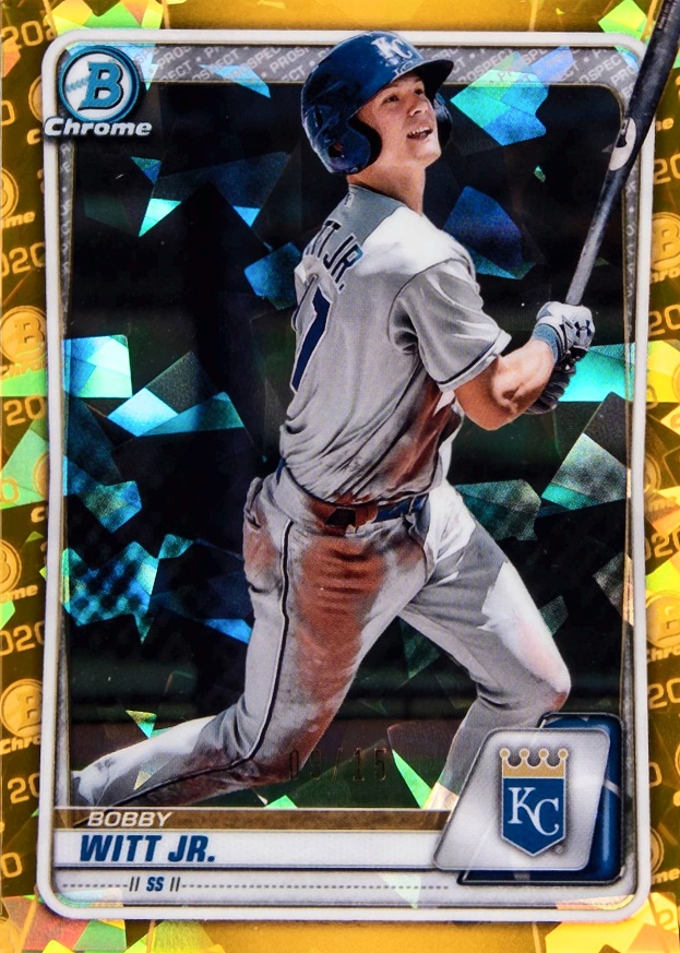 2020 Bowman Draft Chrome Sapphire Edition Bobby Witt Jr. #BD152 Baseball Card