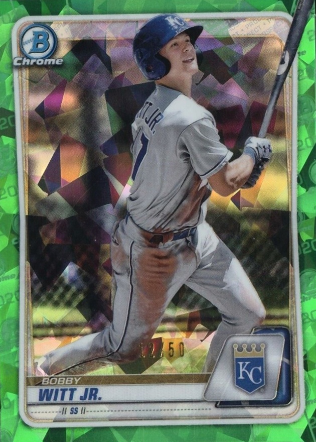 2020 Bowman Draft Chrome Sapphire Edition Bobby Witt Jr. #BD152 Baseball Card