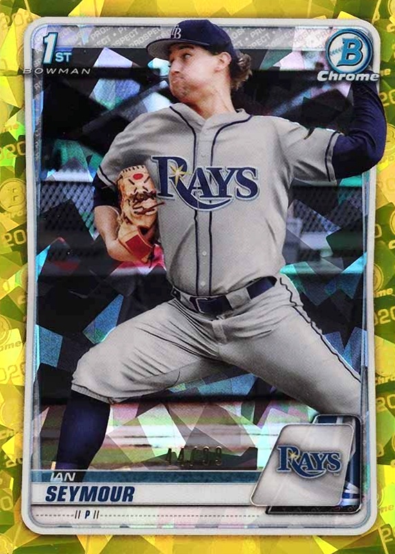 2020 Bowman Draft Chrome Sapphire Edition Ian Seymour #BD96 Baseball Card