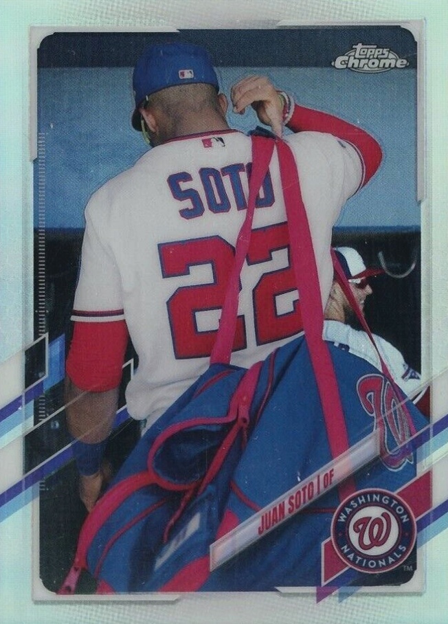 2021 Topps Chrome Juan Soto #150 Baseball Card