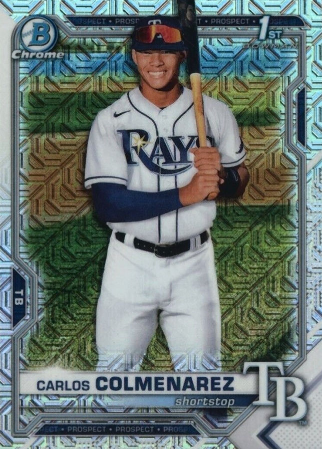 2021 Bowman Chrome Mega Box Carlos Colmenarez #238 Baseball Card