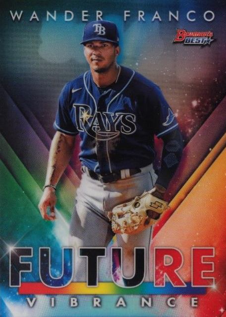 2021 Bowman's Best Future Vibrance Wander Franco #BFV33 Baseball Card