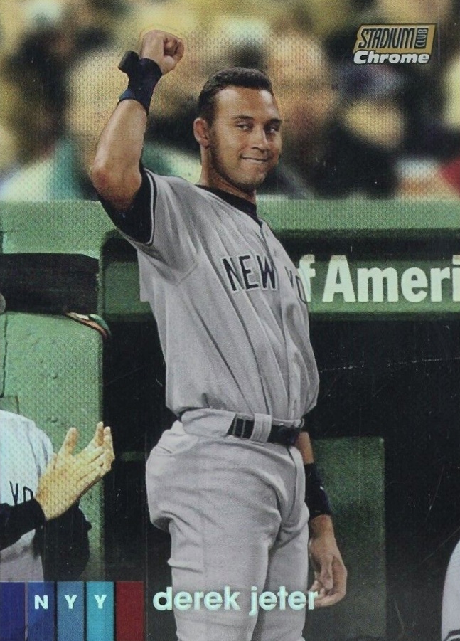 2020 Stadium Club Chrome Derek Jeter #302 Baseball Card