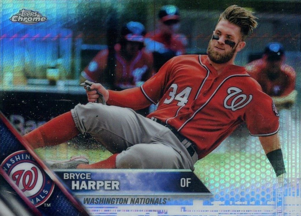 2016 Topps Chrome Bryce Harper #200 Baseball Card