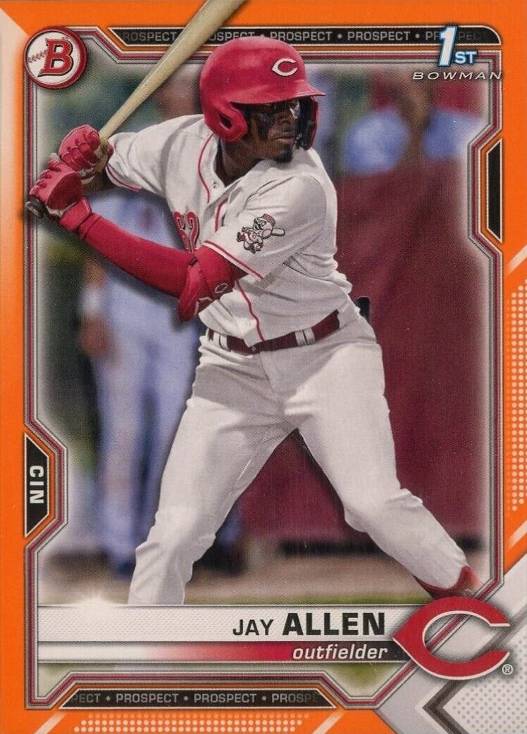 2021 Bowman Draft Jay Allen #BD11 Baseball Card