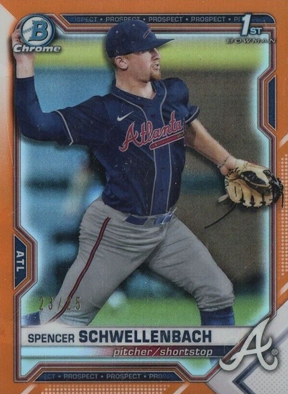 2021 Bowman Draft Spencer Schwellenbach #BDC44 Baseball Card