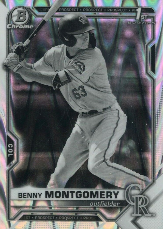 2021 Bowman Draft Benny Montgomery #BDC84 Baseball Card