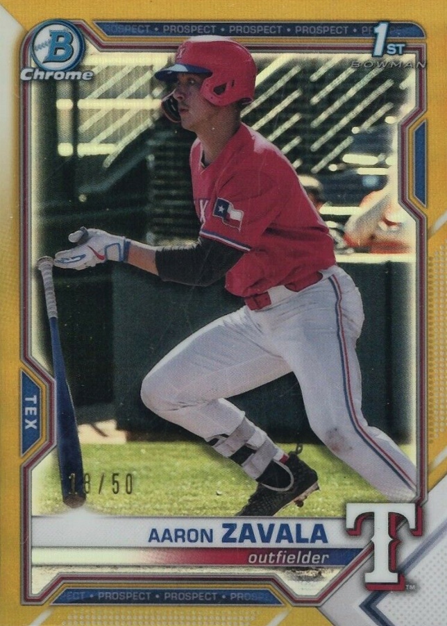 2021 Bowman Draft Aaron Zavala #BDC101 Baseball Card