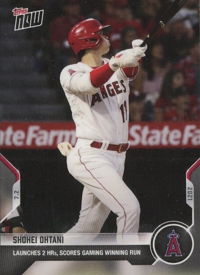 2021 Topps Now Shohei Ohtani #452 Baseball Card