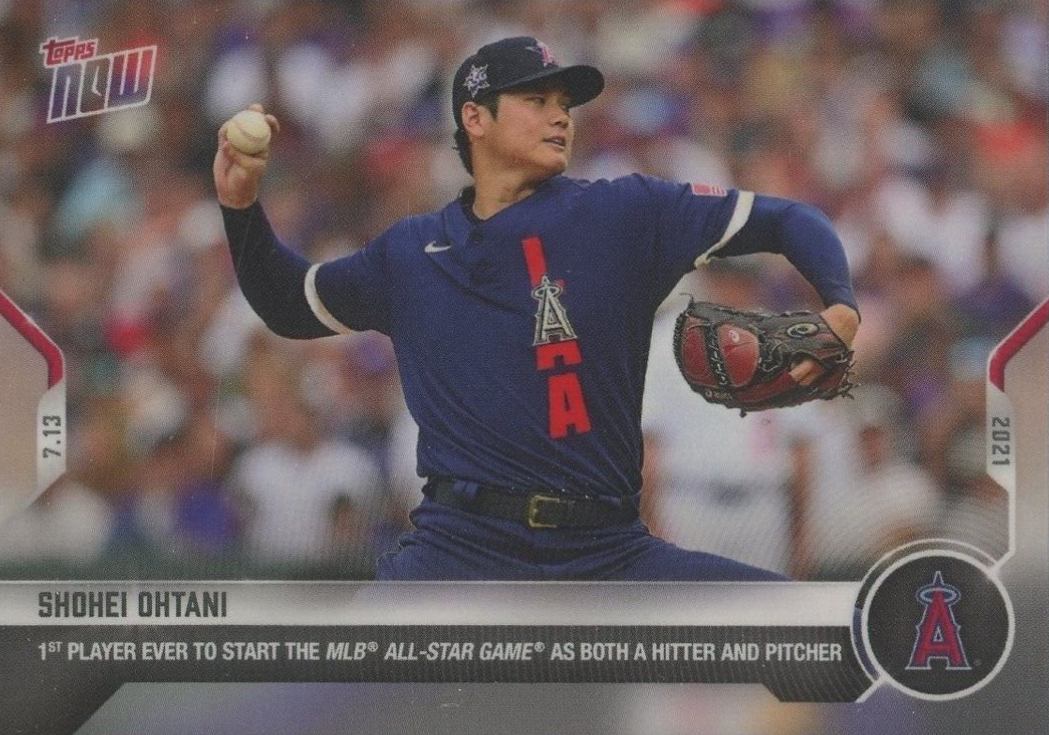 2021 Topps Now Shohei Ohtani #508 Baseball Card