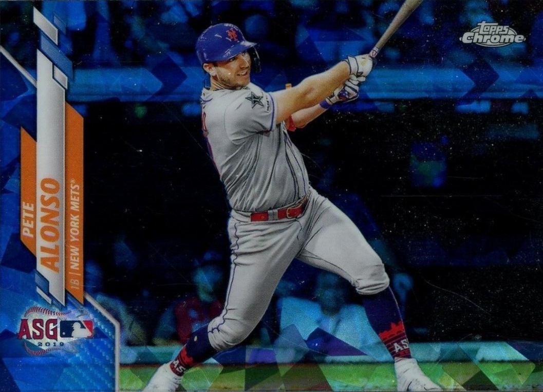 2020 Topps Chrome Update Sapphire Edition Pete Alonso #187 Baseball Card