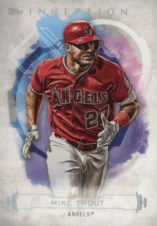 2019 Topps Inception Mike Trout #1 Baseball Card