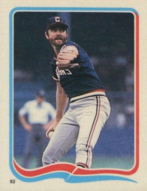 1985 Fleer Star Stickers Bert Blyleven #92 Baseball Card