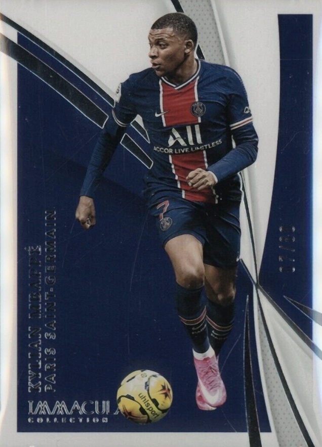 2021 Panini Immaculate Collection Kylian Mbappe #76 Soccer Card