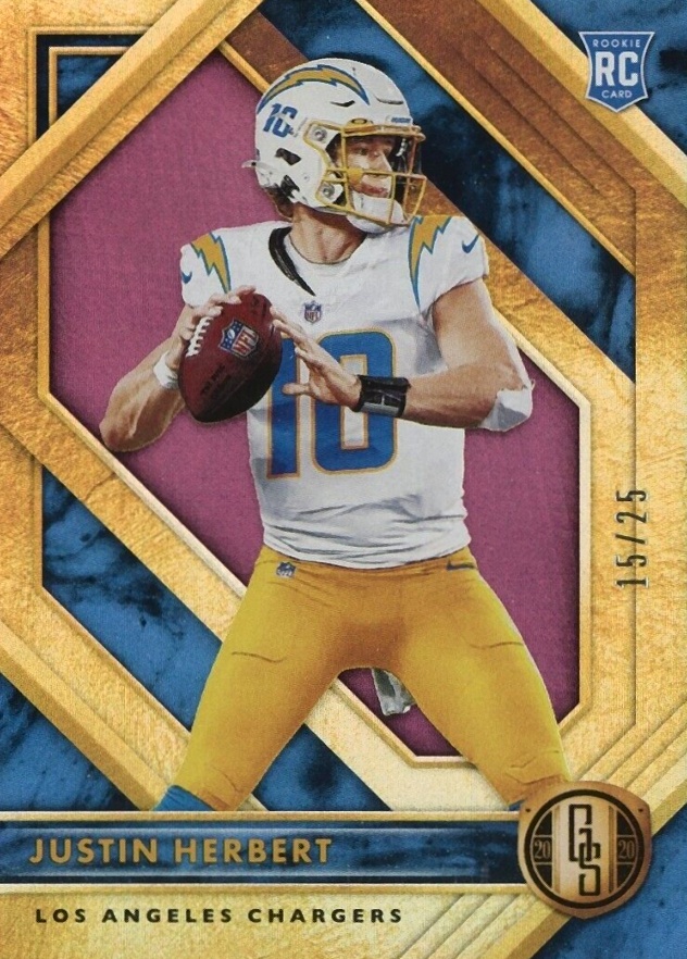 2020 Panini Gold Standard Justin Herbert #103 Football Card