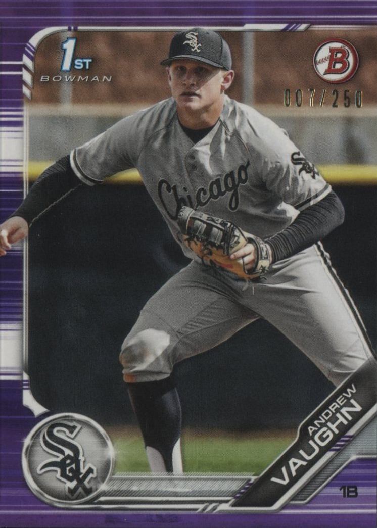 2019 Bowman Draft Andrew Vaughn #BD100 Baseball Card