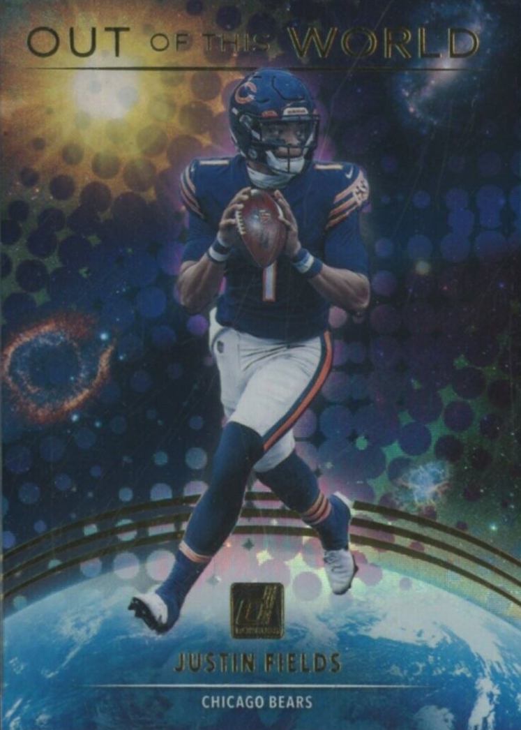 2021 Panini Donruss Out of This World Justin Fields #OTWJFI Football Card