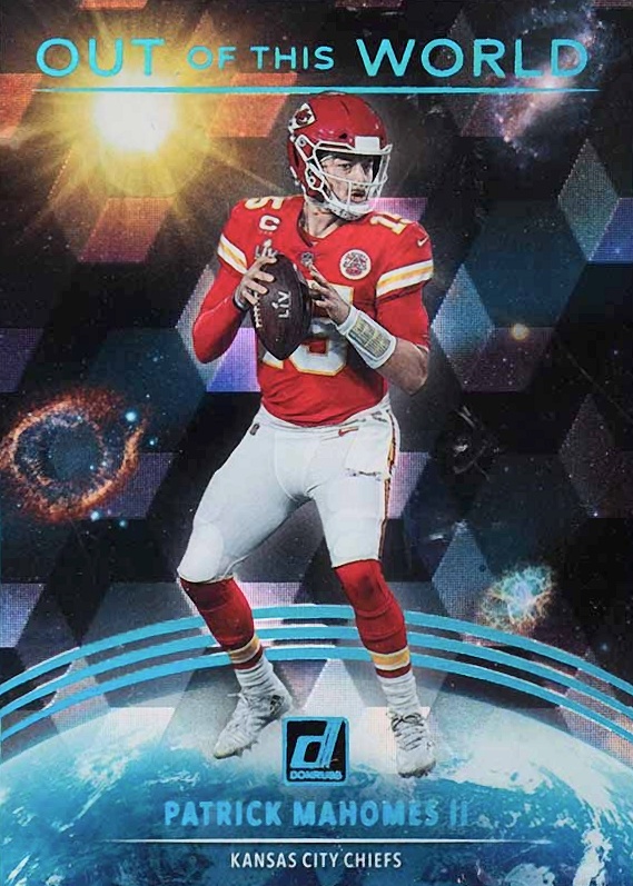 2021 Panini Donruss Out of This World Patrick Mahomes II #OTWPMA Football Card