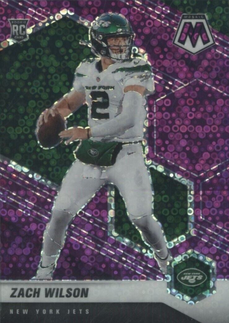 2021 Panini Mosaic Zach Wilson #302 Football Card