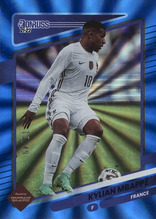 2021 Panini Donruss Road to Qatar Kylian Mbappe #60 Soccer Card