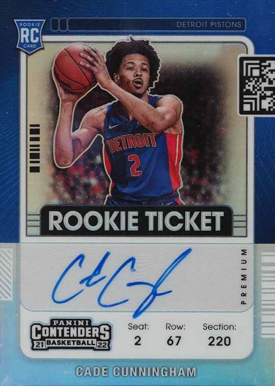 2021 Panini Contenders Cade Cunningham #101 Basketball Card