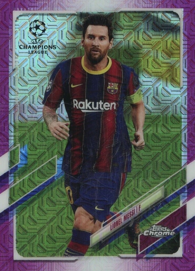 2020 Topps UEFA Champions League Japan Edition Lionel Messi #1 Soccer Card