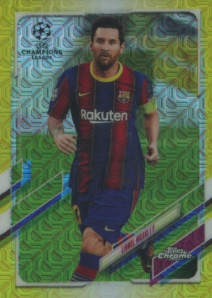 2020 Topps UEFA Champions League Japan Edition Lionel Messi #1 Soccer Card