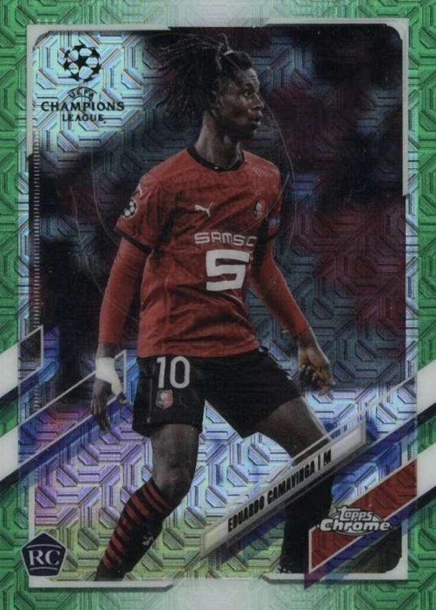 2020 Topps UEFA Champions League Japan Edition Eduardo Camavinga #44 Soccer Card