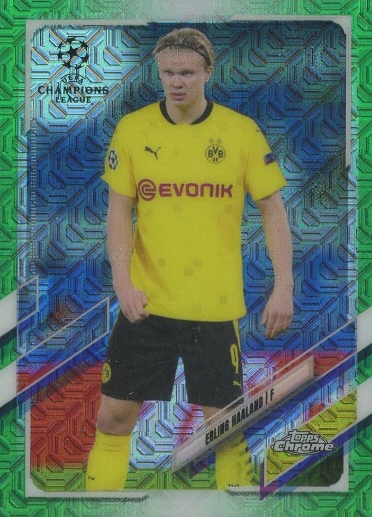 2020 Topps UEFA Champions League Japan Edition Erling Haaland #49 Soccer Card