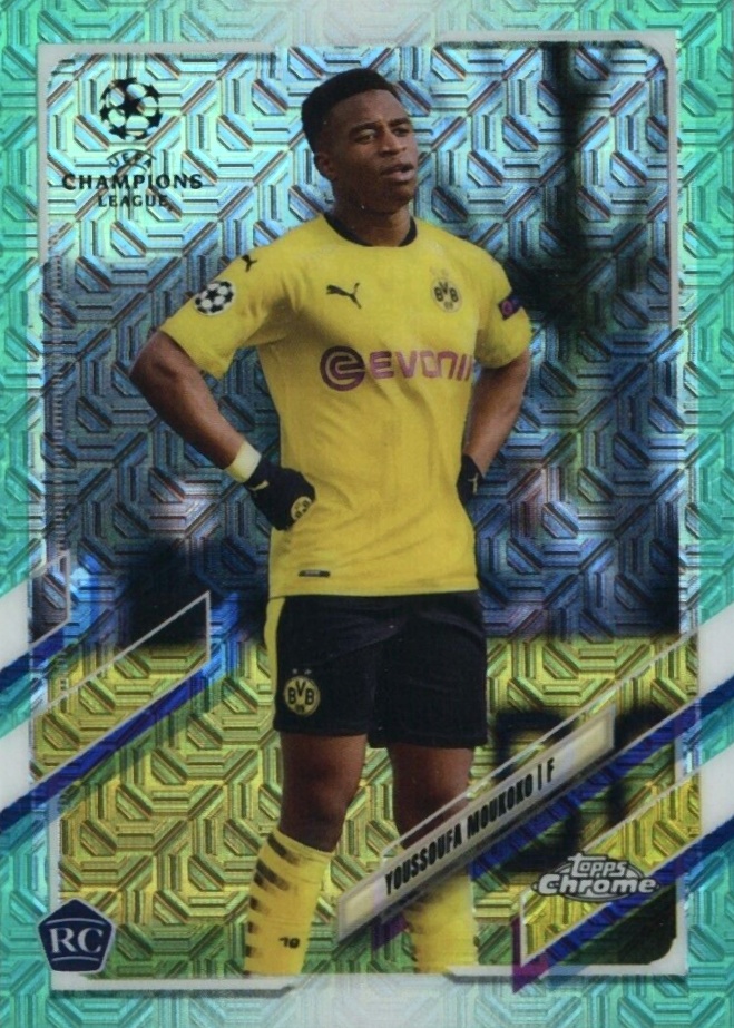 2020 Topps UEFA Champions League Japan Edition Youssoufa Moukoko #55 Soccer Card