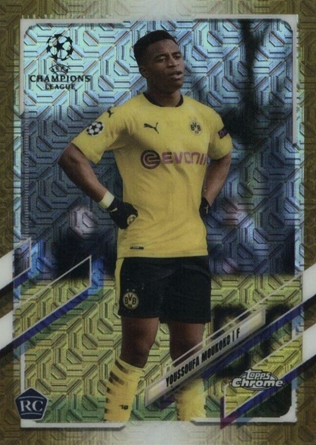 2020 Topps UEFA Champions League Japan Edition Youssoufa Moukoko #55 Soccer Card