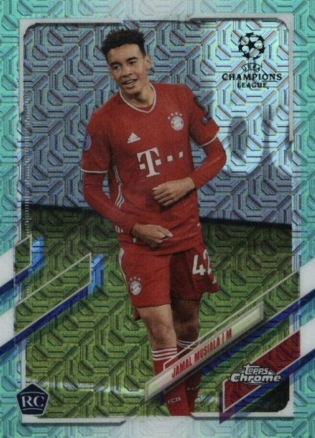 2020 Topps UEFA Champions League Japan Edition Jamal Musiala #81 Soccer Card