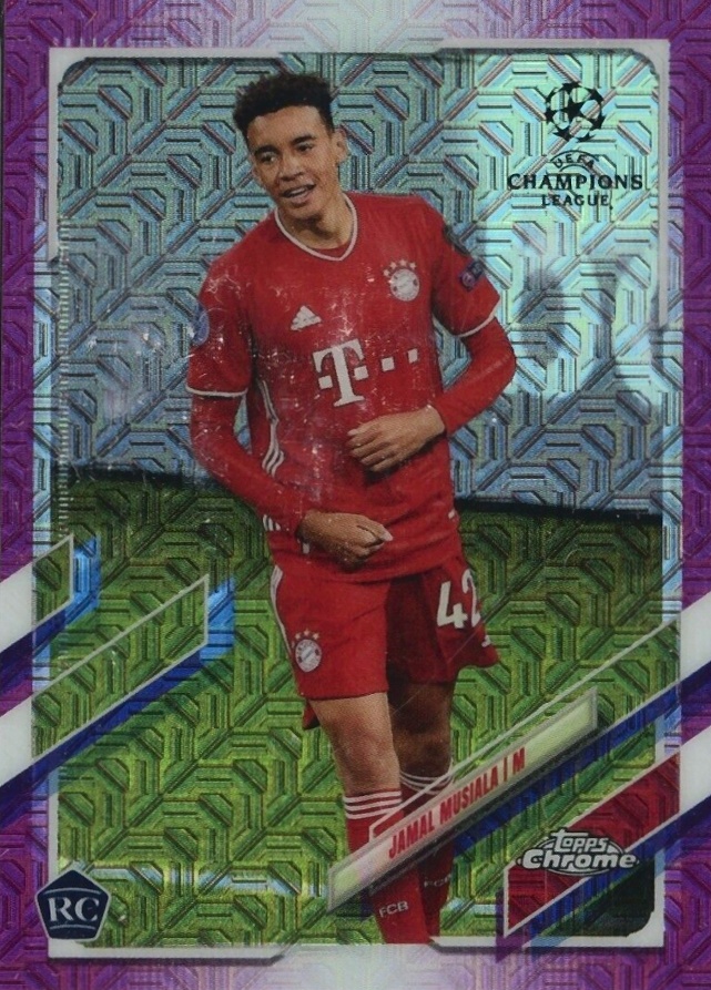 2020 Topps UEFA Champions League Japan Edition Jamal Musiala #81 Soccer Card