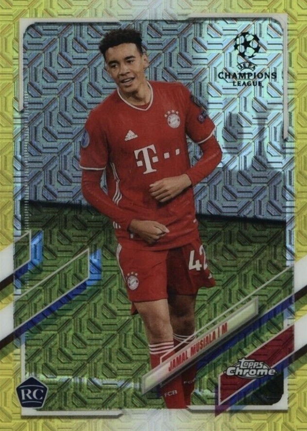 2020 Topps UEFA Champions League Japan Edition Jamal Musiala #81 Soccer Card