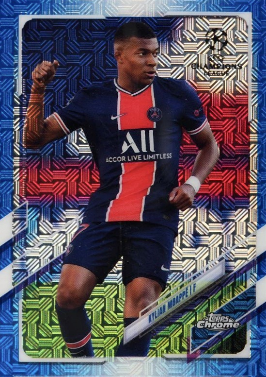 2020 Topps UEFA Champions League Japan Edition Kylian Mbappe #95 Soccer Card