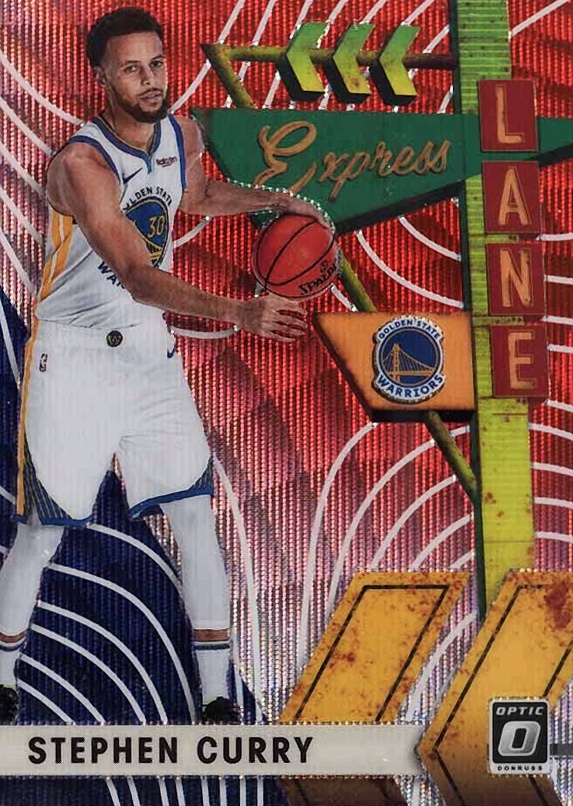 2019 Panini Donruss Optic Express Lane Stephen Curry #16 Basketball Card