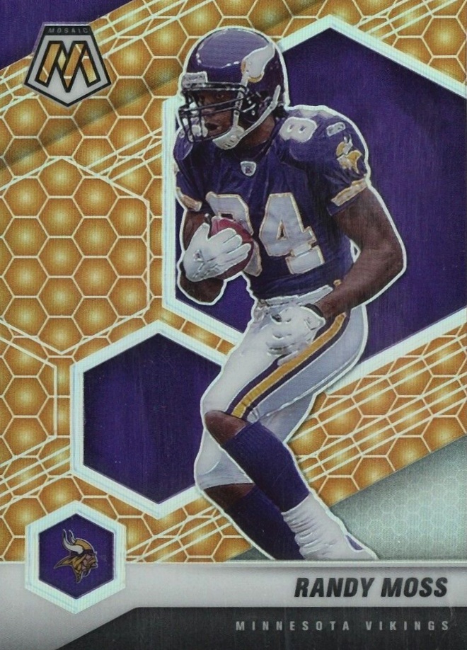 2021 Panini Mosaic Randy Moss #130 Football Card