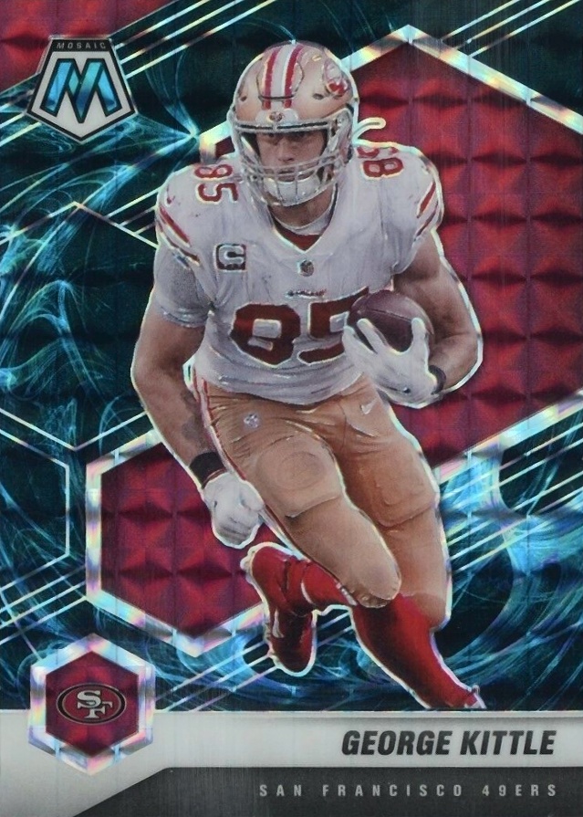 2021 Panini Mosaic George Kittle #176 Football Card