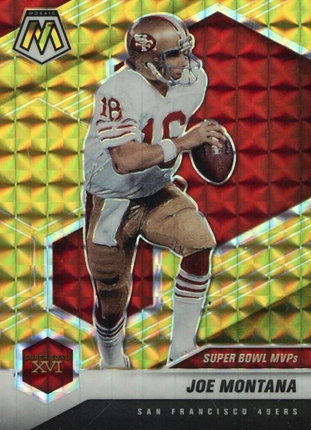 2021 Panini Mosaic Joe Montana #291 Football Card