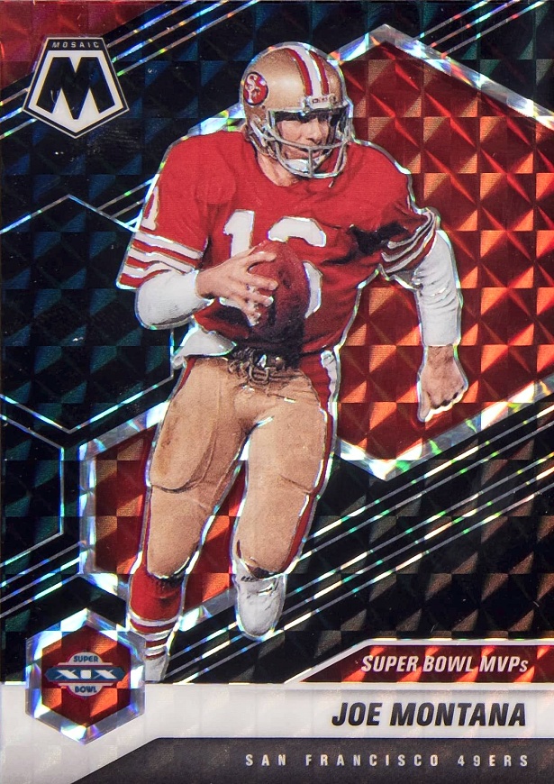 2021 Panini Mosaic Joe Montana #292 Football Card