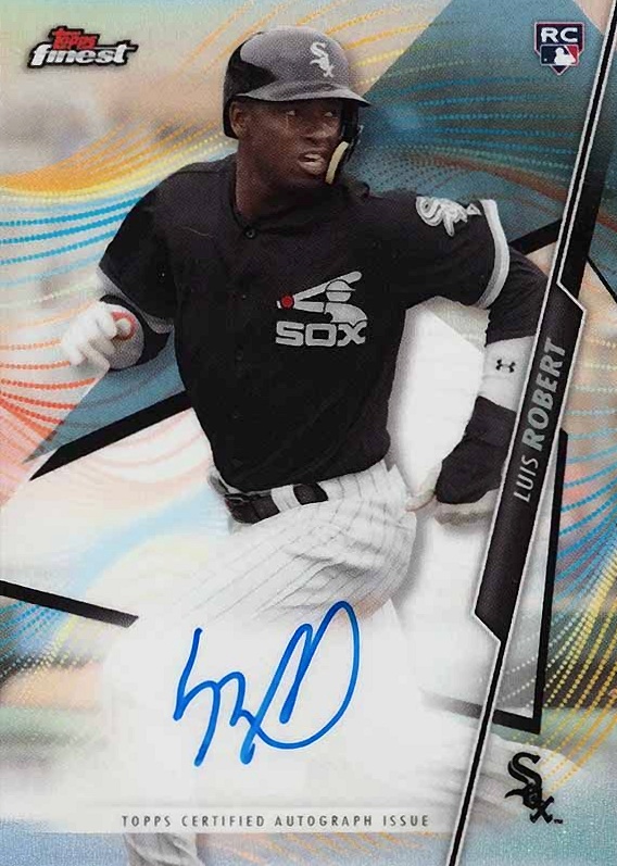 2020 Finest Autographs Luis Robert #FALR Baseball Card