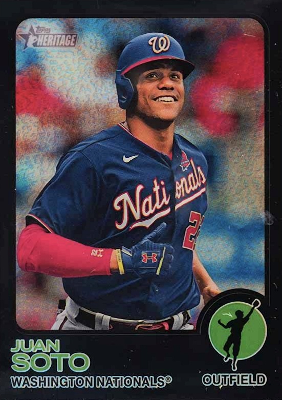 2022 Topps Heritage Juan Soto #154 Baseball Card